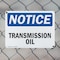 Signmission Transmission Oil, 10 in W x Rectangle, Plastic OS-2PACK-NS-P-710-L-18721 - alternate 8
